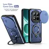 Funda de teléfono con ventana deslizante adecuada para Xiaomi Redmi Note 17 Pro, Cubierta protectora anticaídas con soporte para Redmi K100 Pro