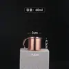 Taza de Acero Inoxidable 304 para Moscow Mule, Copa de Cóctel para Bar, Copa Martillada en Forma de Tambor, Vaso de Vino al por Mayor