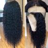 Amazon peluca europea y americana para mujer fibra química encaje frontal cabello largo rizado africano rizo pequeño media mano ganchillo tocado fábrica de PELUCAS