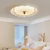 Lámpara de Dormitorio Estilo Nórdico Crema Lámpara de Techo de Tronco Simple Moderna Espectro Completo Protección Ocular Lámpara de Habitación Lámpara de Techo para Pasillo