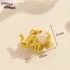 Colgante antiguo de oro estilo chino con cuenta de gota de aceite tridimensional, colgante con material para pulsera de cuentas DIY, collar, joyería