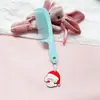 Pente Mini Animal Desenho Animado Fofo Crianças Menina Pente Estudante Portátil Alisador de Cabelo com Pingente de Corrente de Contas