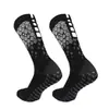 Calcetines de Fútbol con Planta de Rizo de Malla, Calcetines Antideslizantes Profesionales para Competición y Entrenamiento, Calcetines Gruesos de Agarre a Media Pantorrilla