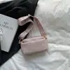 Bolso Cuadrado Pequeño de Color Sólido Estilo Coreano Bolso de Hombro con Personalidad Moda Nueva Otoño e Invierno 2025 Bolso Cruzado Trendy Estilo Ins