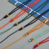 Lanyard simples de corda lisa com pingente joia Pingente vivo de jade corda de carga alta corda de nó plano trançada à mão fivela