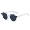 Gafas de sol de moda retro ovaladas de color a juego de personalidad de Europa y Estados Unidos, gafas de sol de tendencia, AliExpress moda transfronteriza, gafas de sol nuevas