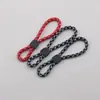 Lanyard Tejido de Colores Ajustable para Dedo Correa para Bolígrafo/Estuche Simple Unisex Lanyard para Llaves