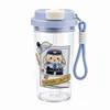 Taza de café de dibujos animados popular cuidadosamente seleccionada 2026 nueva de verano taza de agua portátil taza de doble propósito taza linda de alto valor para estudiantes