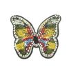Aranha Libélula Borboleta Padrão Strass Lantejoulas Patch de Miçangas Feito à Mão Acessórios para Roupas Joias Tecido Bordado Patch