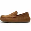 Novos Sapatos Birkenstock Outono 2026 Estilo Vintage Old Money para Homens, Confortáveis e Leves, Sapatos Slip-On de Uso Duplo