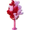 Novo Corredor de Casamento com Neve Artificial Adereços Decoração de Fundo para Casamento Árvore de Flor de Cerejeira Corredor de Casamento com Flor de Cerejeira de Ferro Forjado Enfeites de Casa
