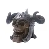 Decoraciones de Calavera y Cabeza de Fantasma Cornuda, Adornos de Halloween, Accesorios para Casa Embrujada de Discoteca, Juguetes de Bromas de Horror