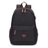 Mochila multifuncional impermeable de moda para hombres y mujeres, con diseño USB, bolso coreano para estudiantes.