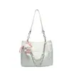 Bolsa da Moda Tendência Estilo Coreano Feminina Nova Grande Capacidade Casual de Ombro Elegante Versátil para o Dia a Dia Bolsa Tote