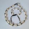 Collar de Conchas Accesorios de Moda Europeos y Americanos Transfronterizos Pulsera de Conchas Naturales Marinas Pulsera de Cadena para Clavícula Tejida a Mano