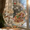 Atrapasoles de Arte Diamante Navideño Pintura Estilo Diamante Acrílico Navideño F