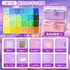 Popular kit de manualidades con cuentas DIY, fusión creativa de cuentas, plancha para cuentas, caja de almacenamiento multifuncional, herramientas para cuentas