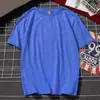 Camiseta de manga corta exclusiva de verano transfronteriza para hombre y mujer, blanco puro, top holgado, camiseta, color liso, manga corta, para llevar debajo, capa base
