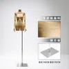 Nuevo maniquí femenino de papel kraft estilo coreano para escaparates de tiendas de ropa, maniquí de medio cuerpo diseñado específicamente para exhibir ropa de mujer