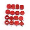 Una variedad de cuentas de nube de cinabrio de arena roja, joyería de estilo étnico para hacer tú mismo, pulsera, collar, llavero, accesorios de nube de cinabrio auspiciosos