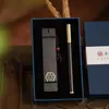 Marcador de Página Flor de Janela Vazado Dia do Professor Estilo Chinês Madeira Produto Cultural e Criativo Marcador de Página Ébano Preto Caixa de Presente Caneta Atacado