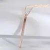 Moda estilo coreano joyería nueva deseo Amazon AliExpress ebay popular cadena collar de barra vertical cadena de clavícula para mujeres