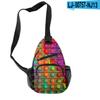 Matarratas Pioneer Color Arcoíris Bolso de Hombro Resistente al Desgaste Tela Oxford Bolso de Pecho para Niños Bolso Cruzado Suministro al por Mayor