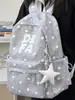 Mochila de Moda con Lunares Estilo Fresco y Suave Transfronteriza para Niñas, Mochila Escolar, Mochila para Viajes Diarios y Clases