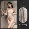 Lencería Sexy Deseo Puro Encaje Transparente Liguero Camisón Pasión Tentación Traje Entrepierna Abierta No Necesita Quitarse Transparente Talla Grande