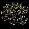 Noiva Europeia e Americana ebay Quente Alongado 1 M M Feito à Mão Cristal Pérola Faixa de Cabelo Adorno de Cabeça Acessórios para Vestido de Casamento Faixa de Cabelo