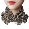 Primavera, Verano y Otoño Estilo Coreano Suéter de Malla Bufanda Pequeña para Cuello y Bufanda para Cuello Delgada Moderna Versátil Semidecorativa Bufanda de Gasa