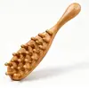 Pente de Sândalo Cabo Pente de Massagem Dentes Inseridos Pente Completo Corpo Cabeça Pente de Massagem Pente de Meridianos Pente de Meridianos do Couro Cabeludo