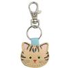Llavero de Cuero Estilo Japonés Gatito Lindo Colgante para Bolso Teléfono Ecoute