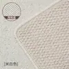 Tapete de imitação de juta estilo japonês quarto sala de estar varanda tapete de chão tatami de cobertura total almofada de janela de sacada de juta almofada de pata de gato de juta amarela