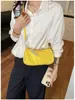 Bolso de axila de moda transfronterizo para el día a día, elegante y versátil bolso tipo almohada, bolso cruzado casual para el trabajo en tela de nylon de comercio exterior