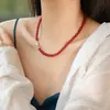Pulsera de Ágata Roja Natural para el Año del Caballo 2026 para Mujer, Gama Alta, Blanqueamiento, Diseño de Nicho, Transferencia para el Año de Nacimiento