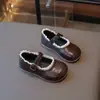 Zapatos de piel para niña estilo coreano, zapatos de princesa con ribete de encaje, zapatos poco profundos para bebé que camina, nueva colección Otoño 2026, zapatos para niños pequeños