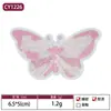 Parches de Bordado de Mariposas Lindos, Coloridos y Hermosos para Ropa de Bebé, Parches Termoadhesivos, Artículos Creativos Personalizados de Venta Caliente Transfronteriza