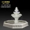 Fonte de água corrente estilo europeu, pátio externo jardim, lago de peixes, elemento aquático, decoração de paisagem, ornamento de casamento, poço dos desejos