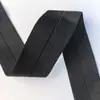 Fábrica de origem, multi-especificação preto e branco dobrado elástico para roupas, cós elástico feito à mão, faixa elástica