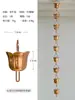 Cadena de lluvia para patio, cadena desviadora de agua para villa, drenaje de aleros, campana de lluvia, gota de lluvia, campana de lluvia para exteriores, cadena de lluvia japonesa, desviación de agua de templo.