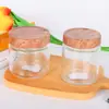 Frasco de Vidrio Bajo para Almacenamiento, Frasco Sellado para Granos, Frasco de Vidrio para Almacenamiento de Té, Cocina, Condimentos del Hogar