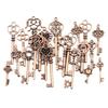6 colores grandes, medianos y pequeños aleatorios 30g 50g 100G todo tipo de colgante de llave steampunk colgante joyería de aleación