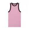 Comércio Exterior Transfronteiriço 2026 Estilo Europeu e Americano Verão Casual Versátil Slim Fit Color Block Gola Redonda Regata para Mulheres