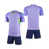 Conjunto de Uniforme de Fútbol Nuevo, Hecho a Medida en Tallas Grandes, de Manga Corta, Mismo Estilo para Adultos y Niños, Playeras de Fútbol, Uniformes de Entrenamiento, Uniformes de Equipo, Ropa Deportiva
