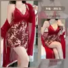 Ropa de Muñeca Love Nueva Bata de Noche con Tirantes de Terciopelo Conjunto de Pijama Sexy con Tirantes Estilo Francés Pijama de Encaje para Casa
