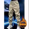 Pantalones Casuales de Moda para Hombre con Forro de Felpa Otoño/Invierno 2026, Versátiles de Alta Calidad para el Día a Día, Pantalones Elegantes y Sencillos de Corte Ajustado