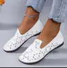 Zapatos Individuales Perezosos Transfronterizos Europeos y Americanos Suela Plana Talla Grande Estilo Étnico Calados Comercio Exterior Punta Redonda Caña Baja Transfronterizo Planos Al Por Mayor Talla Grande