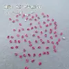 Gemas para decoración de uñas de zirconia cúbica color rojo rosa, formas variadas, diseños deslumbrantes y únicos, accesorios para decoración de uñas DIY