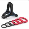 Anillo de Bloqueo de Semen de Silicona Líquida Shark para Hombres Anillo para Prepucio Anillo de Resistencia del Prepucio Productos para Adultos Listos para la Venta